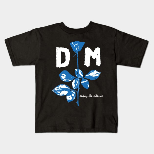 Devotee Rose - Blue & White Kids T-Shirt by GermanStreetwear
